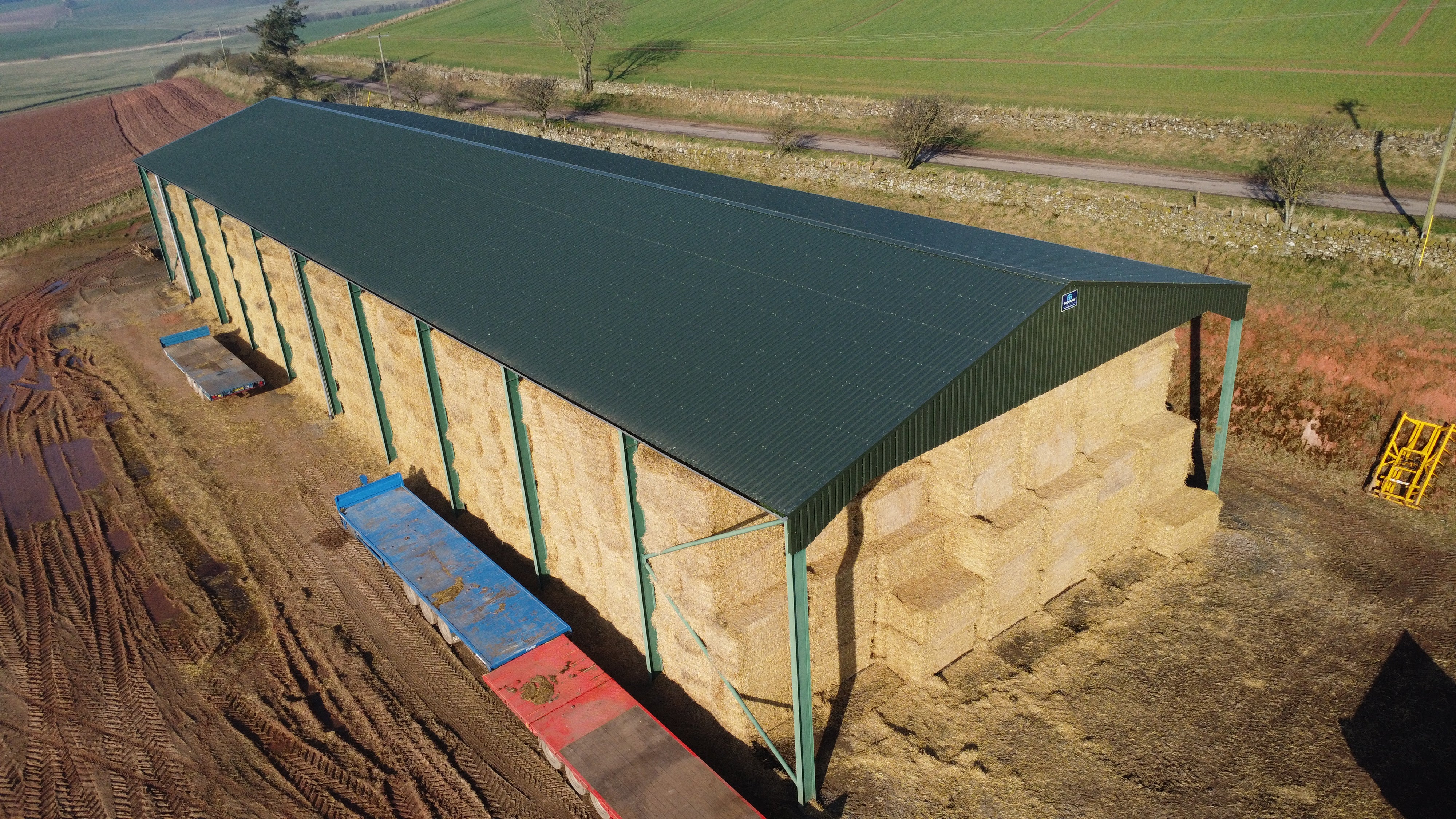 straw sheds