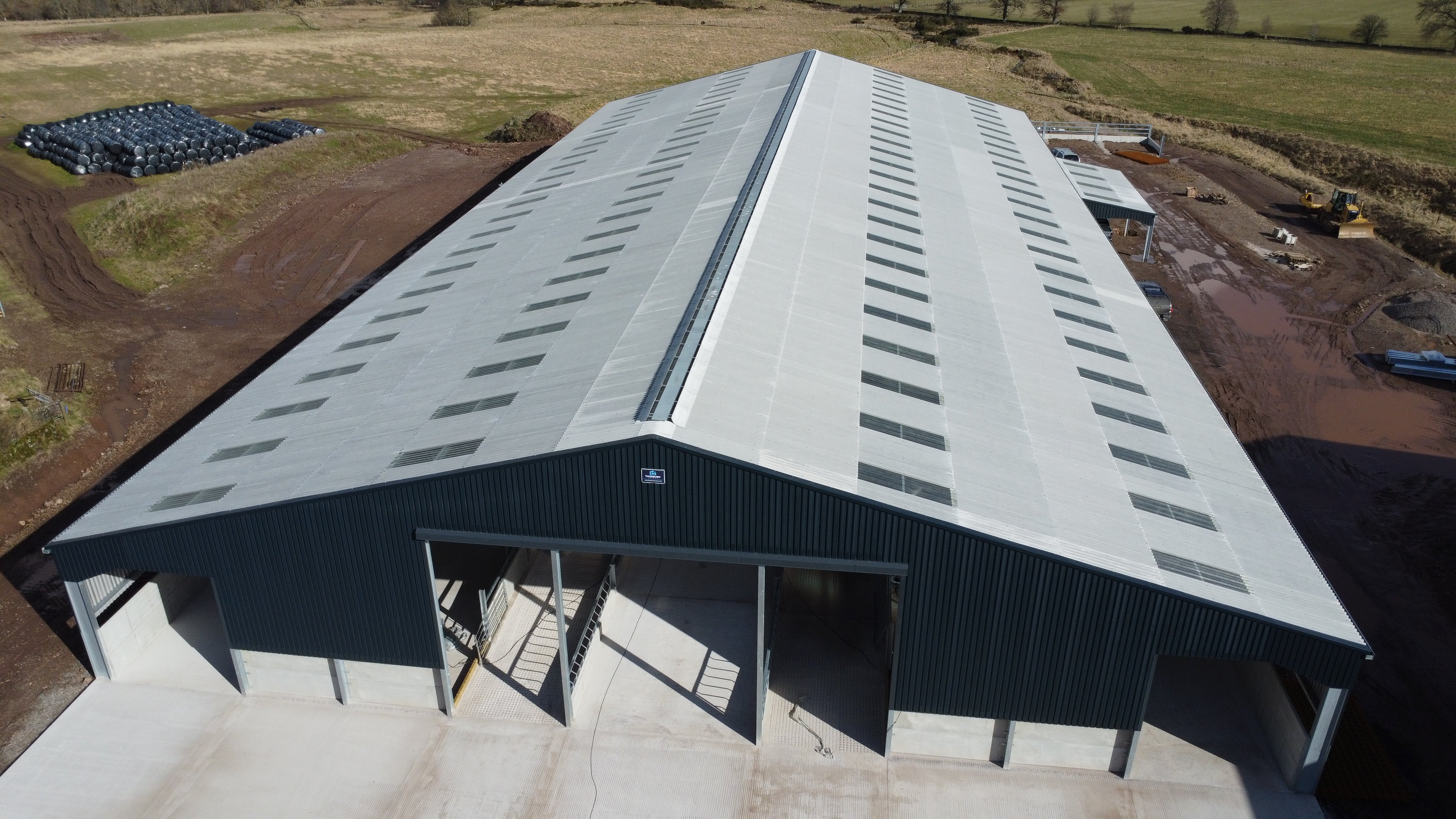 Cattle shed exterior maintained and painted