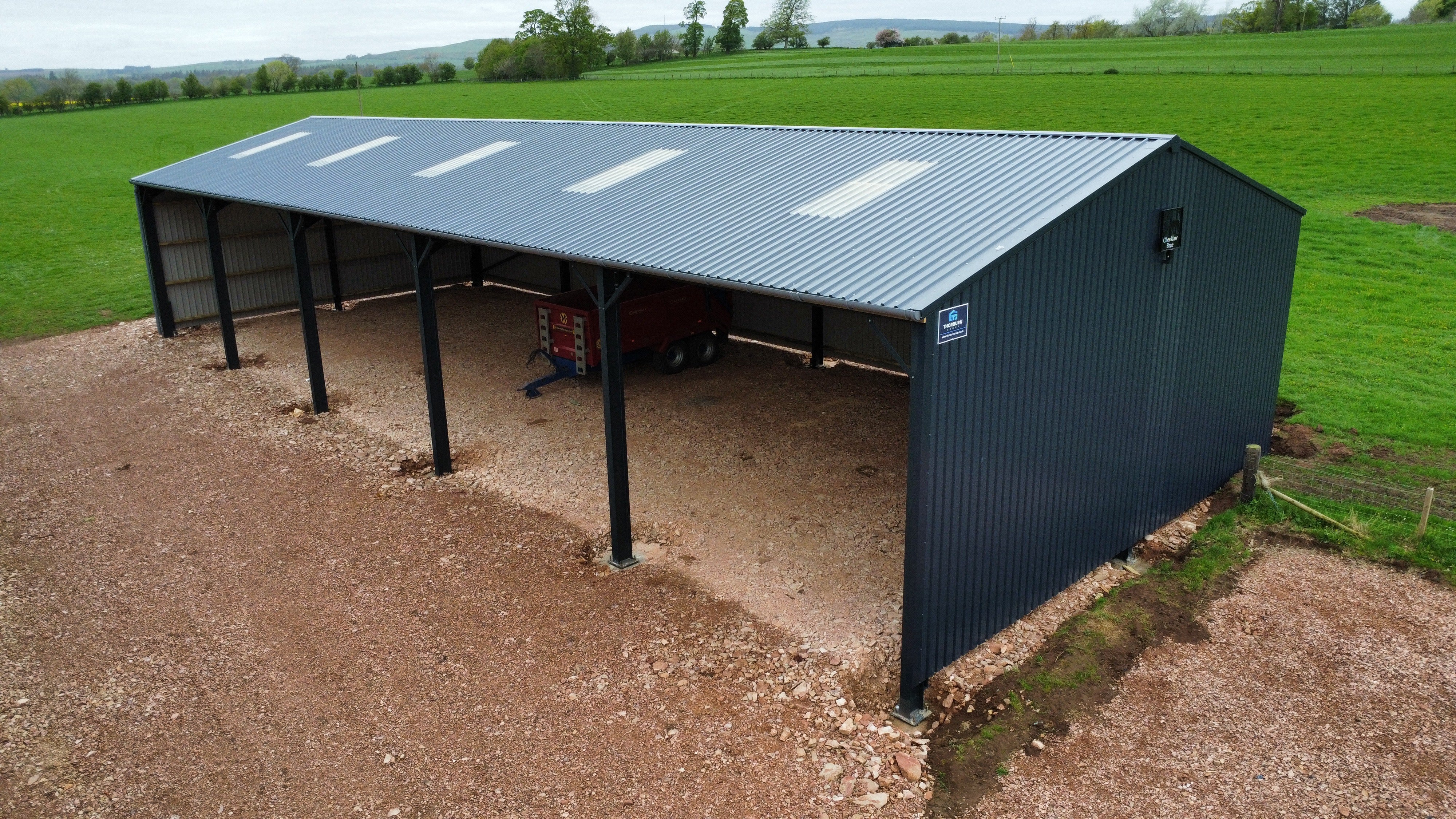 Straw shed   cheeklaw brae